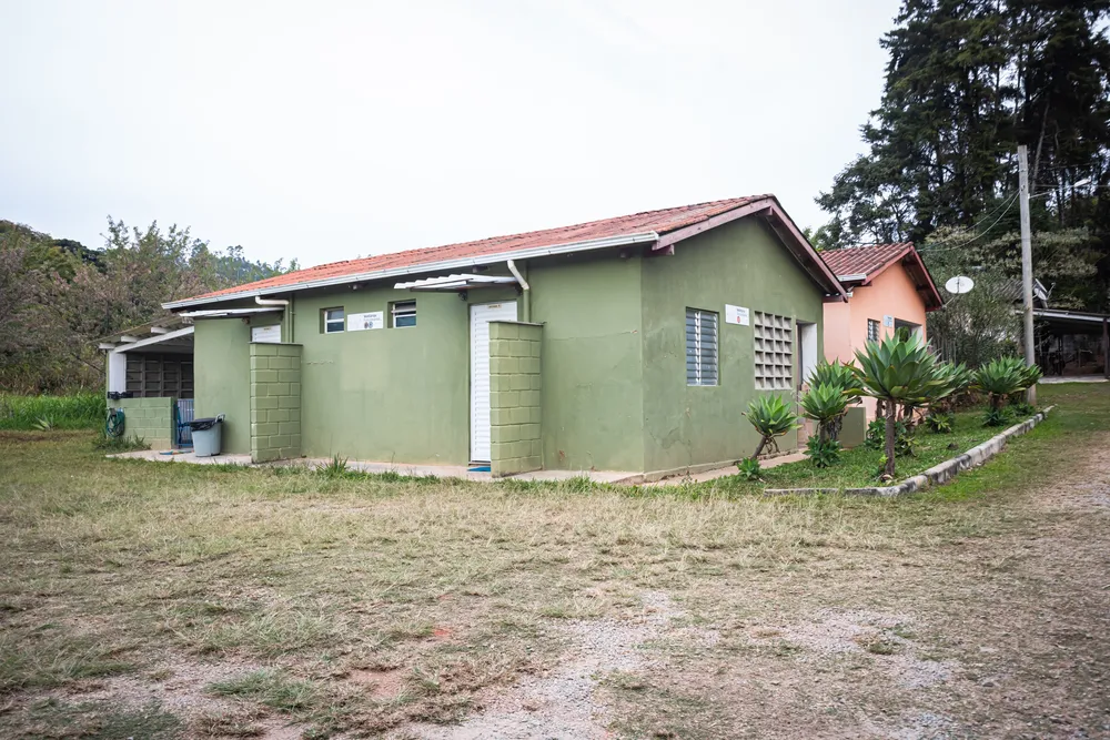 Vestiários e refeitório (casa verde)